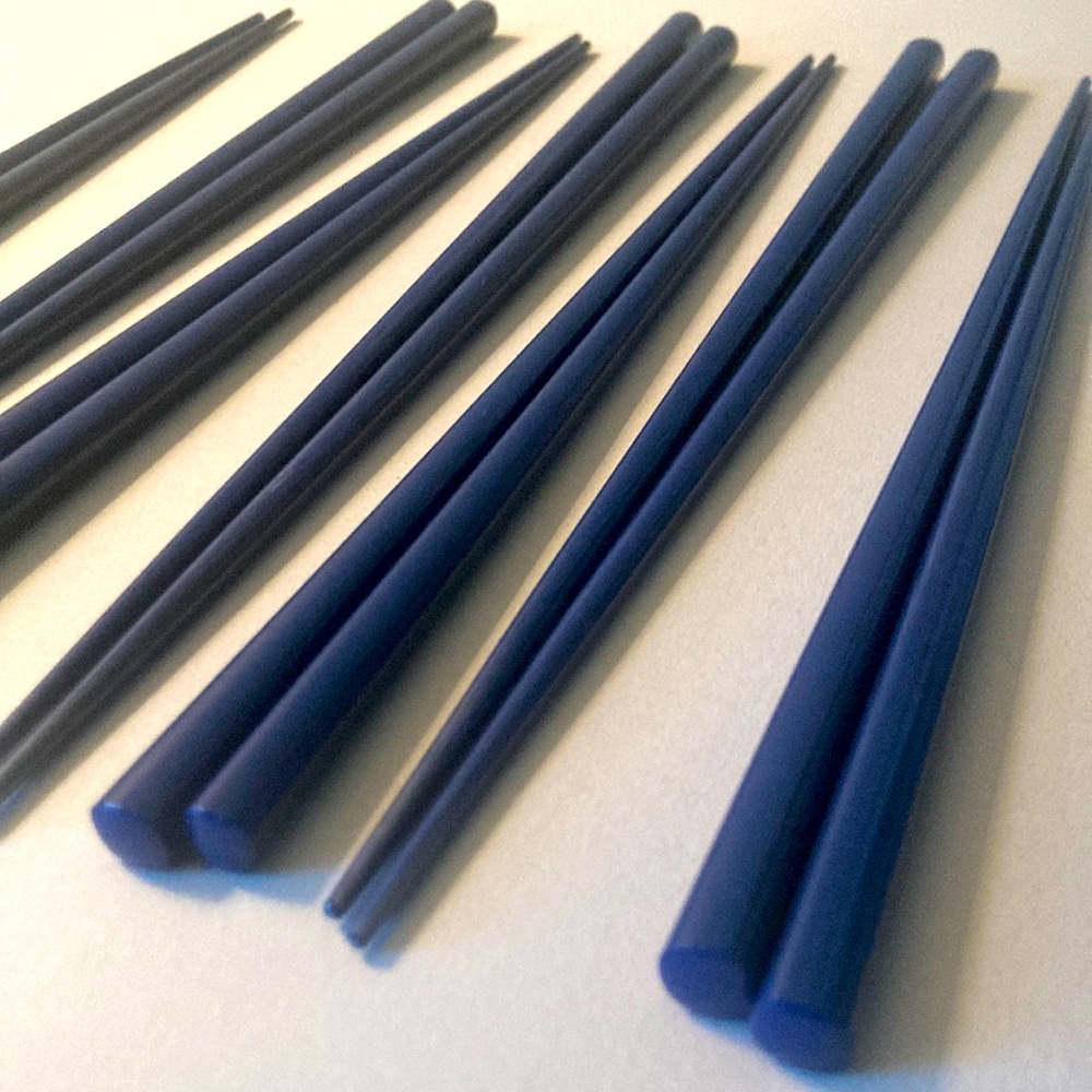 Washable chopsticks Blue - set of 8 pairs - Pottery Barn